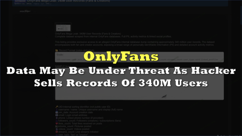 Alleged OnlyFans Data Leak Raises Cybersecurity Concerns