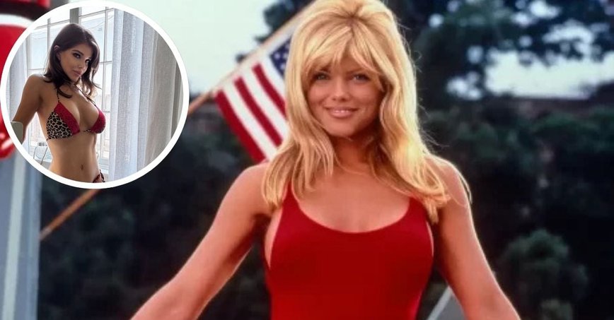 Donna D'Errico: Timeless Glamour in a Lacy Leopard Bikini