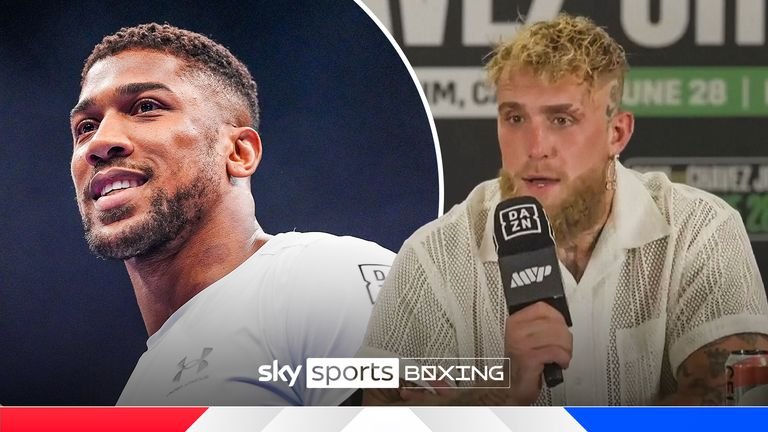 Jake Paul and Anthony Joshua
