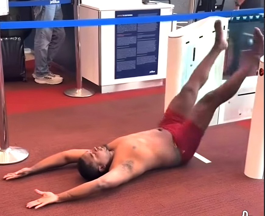 JetBlue Passenger Exercises In Underwear At Boston Airport, Strips Naked, Gets Dragged Off By State Police