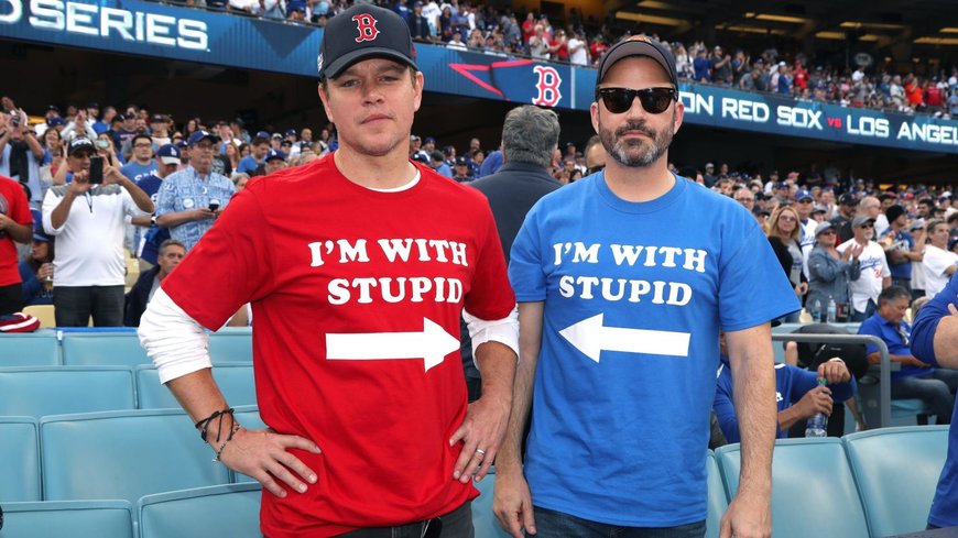 Jimmy Kimmel and Matt Damon Celebrities