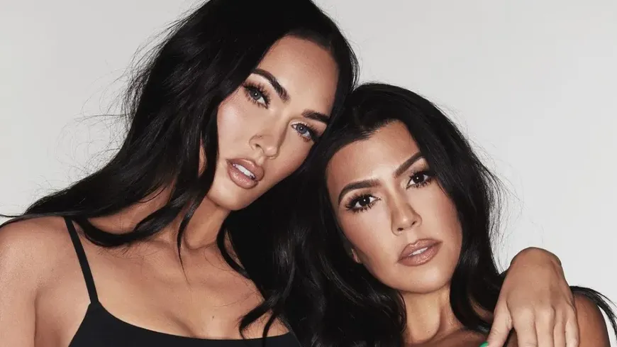 Megan Fox and Kourtney Kardashian Celebrities