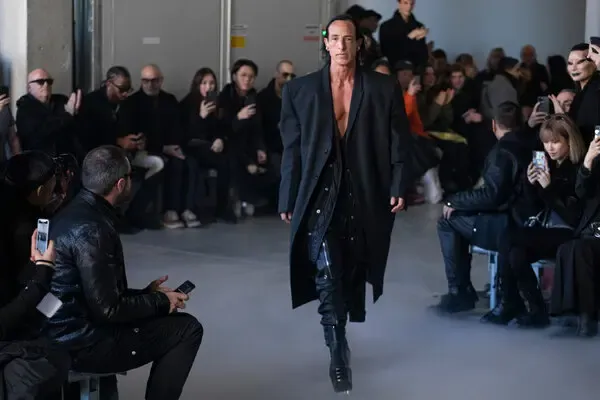 Rick Owens Model Runway