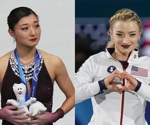 Amber Glenn Shields Kaori Sakamoto During Heartfelt Moment at Milan-Cortina 2026