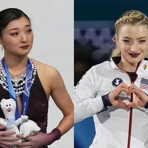 Amber Glenn Shields Kaori Sakamoto During Heartfelt Moment at Milan-Cortina 2026