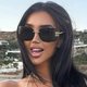 Chloe Khan Turns Heads in Barely-There Gold Bralette During Mykonos Getaway