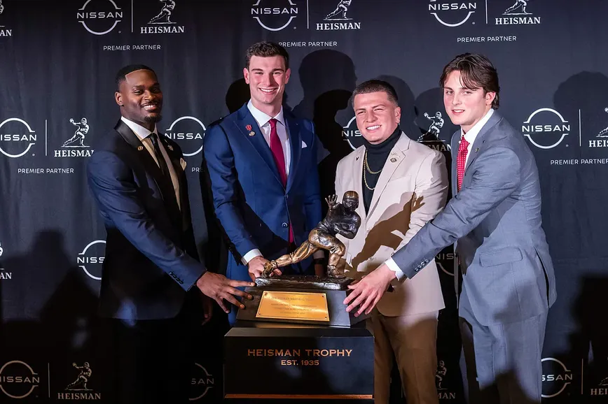 Diego Pavia Channels Sopranos Vibe at Heisman Ceremony
