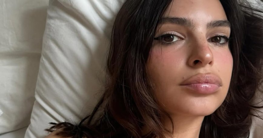 Emily Ratajkowski’s Sheer Lingerie Pics Have Fans Calling Her the ‘Hottest Angel’