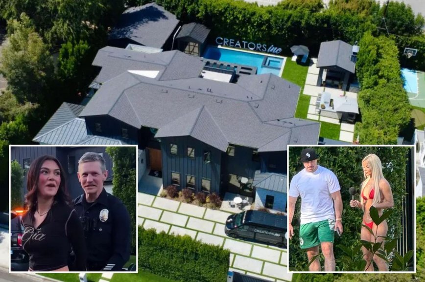 OnlyFans Stars and LAPD Officers Boogie Down at Controversial Encino Mansion