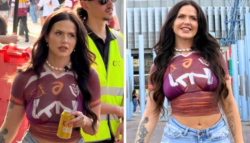 OnlyFans Star Arabella Mia Booted from NRL Grand Final Over Bold Body Paint Stunt