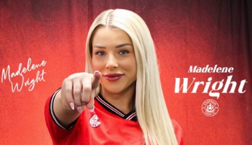From OnlyFans Stardom to Football Comeback: Madelene Wright Signs with Chatham Town Women!