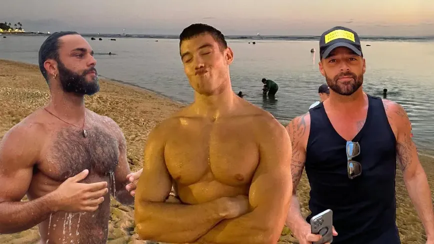 Steamy Summer Vibes: Ricky Martin, Derek Chadwick, and Nyle DiMarco Heat Up Instagram!