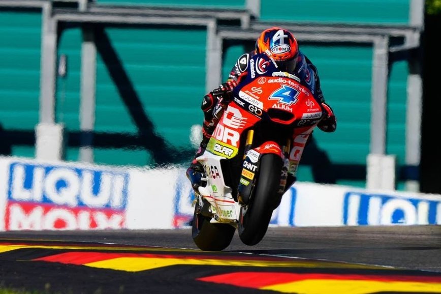 Ivan Ortola Triumphs at Sachsenring With Thrilling Moto2 Victory