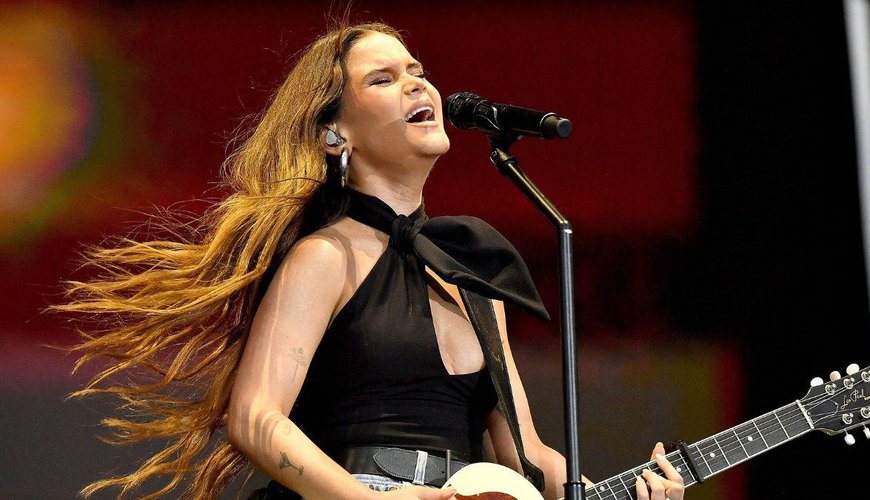 Maren Morris Stuns in Sequined Orange Bikini, Fans Beg for OnlyFans!