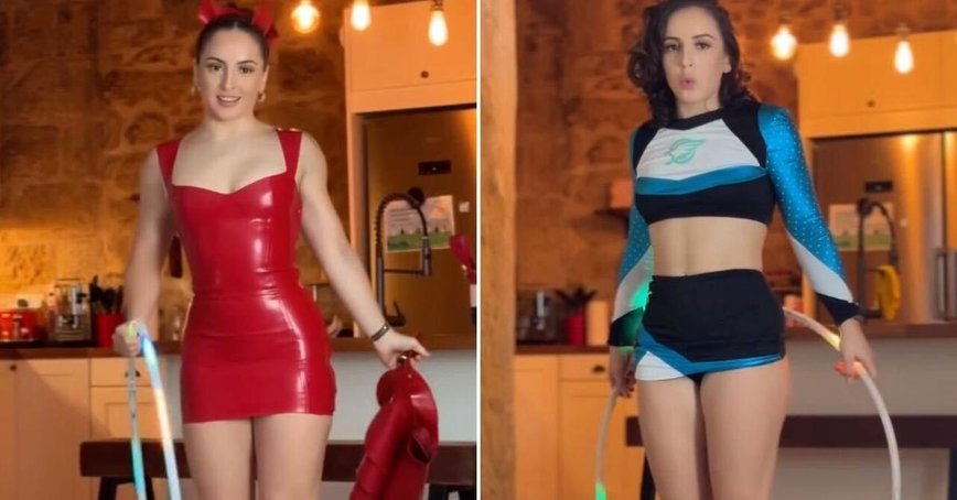 Hoopsy Daisy: The Model Whose Hula Hoop Skills Are Breaking the Internet