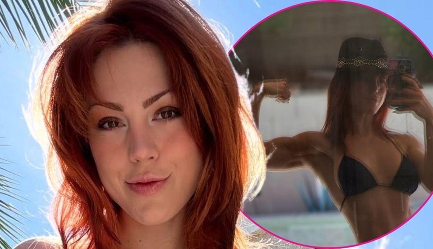 Molly Stewart Turns Up the Heat in a Barely-There Black Bikini!