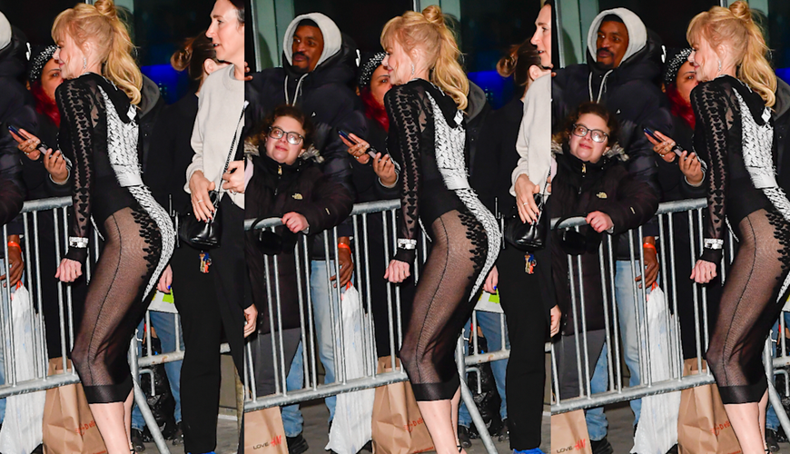 Nicole Kidman Dazzles in a Daring Sheer Dress at NYC Premiere