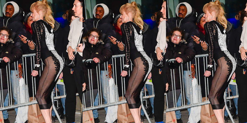 Nicole Kidman Dazzles in a Daring Sheer Dress at NYC Premiere