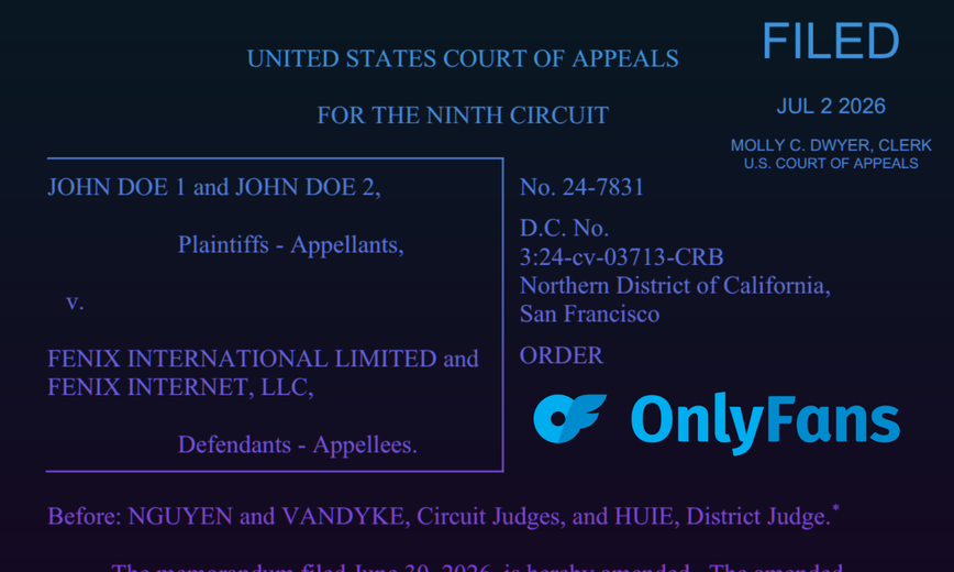 OnlyFans Faces Legal Showdown: Ninth Circuit Reignites Subscription Battle