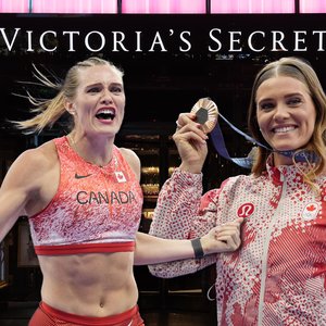 Olympic Pole Vaulter Alysha Newman Swaps Vaulting for Victoria's Secret Glamour