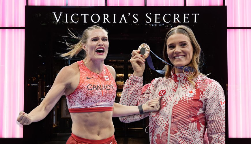 Olympic Pole Vaulter Alysha Newman Swaps Vaulting for Victoria's Secret Glamour