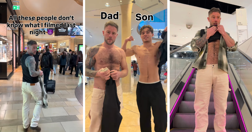 Father-Son Duo Stir Up Shopping Center with Bold OnlyFans Content
