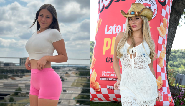 OnlyFans Stars Sophie Rain and Breckie Hill Break the Internet with Cheeky 'Got Milk?' Photo