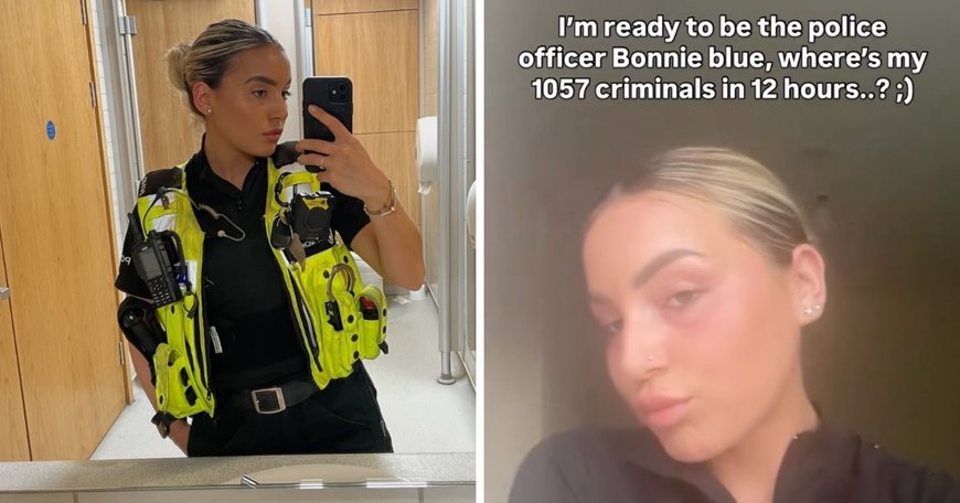 Police officer Bonnie Blue