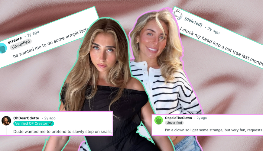 From Snail-Stepping to Armpit Farts: OnlyFans Models and Their Wildest Requests