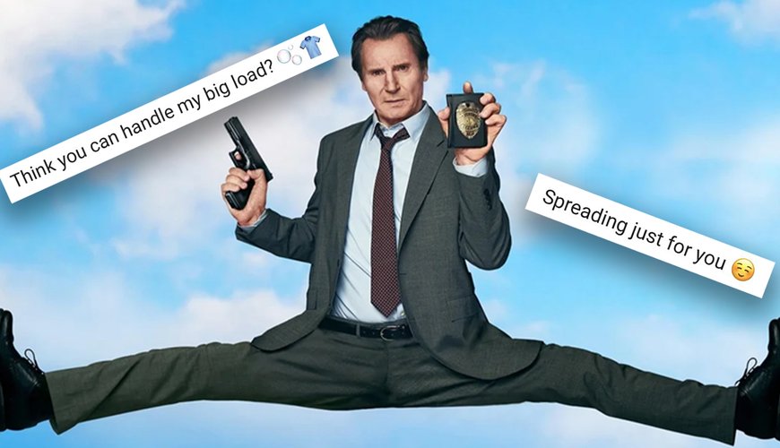 Liam Neeson's 'The Naked Gun' Turns Up the Heat with Cheeky OnlyFans Promo!