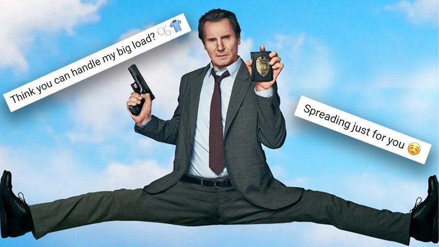 Liam Neeson's 'The Naked Gun' Turns Up the Heat with Cheeky OnlyFans Promo!