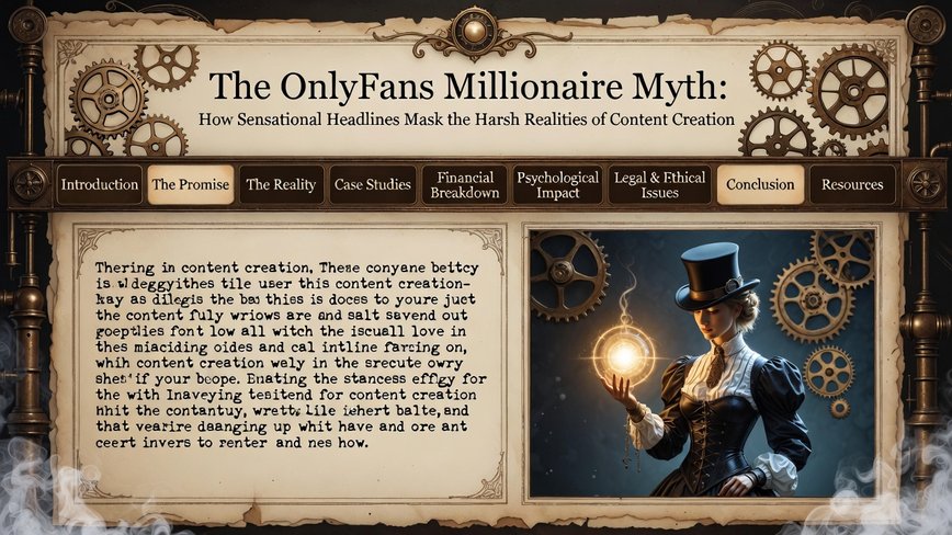 Unmasking the OnlyFans Millionaire Myth: The Real Story Behind Sensational Headlines