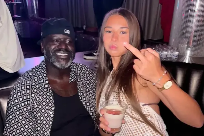 The viral photo of Sophie Rain partying with Shaquille O'Neal after slamming NBA stars