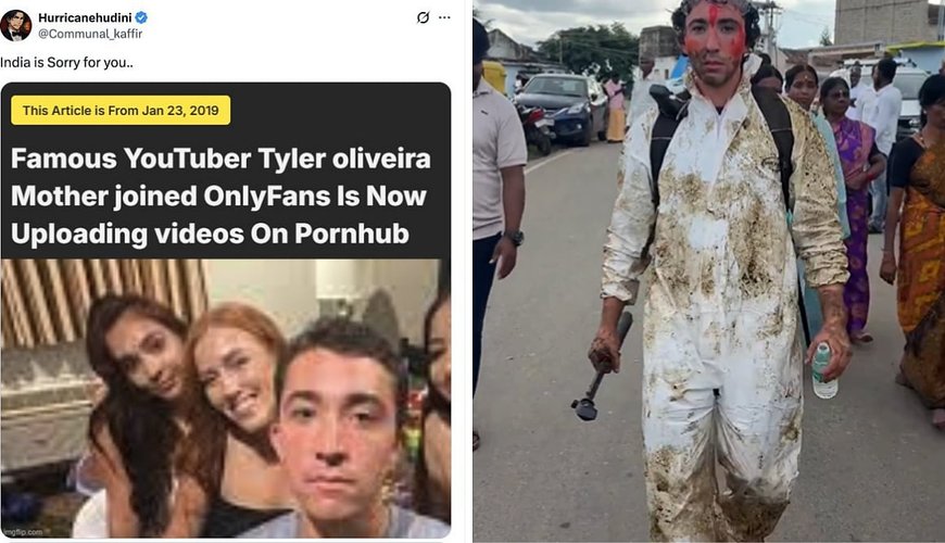 Tyler Oliveira Caught in Controversy: From India's 'Poop Festival' Vlog to Wild OnlyFans Rumors About His Mom